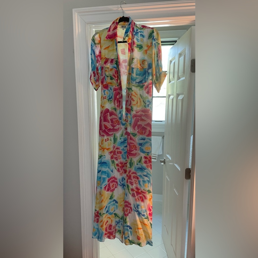 Mochi Floral Button-Up Dress